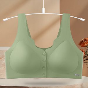সিমলেস বাটন ব্রা (Seamless bra) (Green colour)