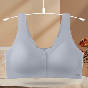 সিমলেস বাটন ব্রা (Seamless bra) (Gray colour)